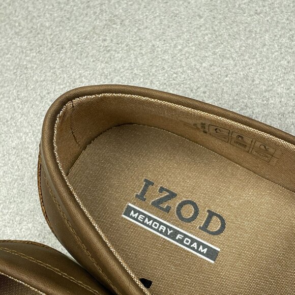 NEW Izod Seapoint Tan Memory Foam Men's Size 12 Slip-On Loafers - Picture 4 of 7